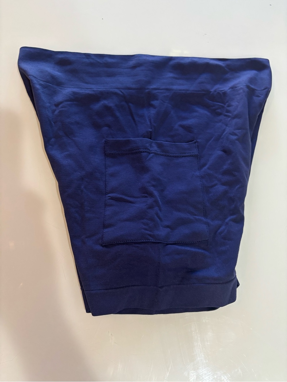 Navy Blue Racerback Tennis Dress with Contrast Trim - Picture 9 of 9